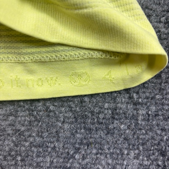 LULULEMON Women’s Yellow Long Sleeve Swiftly Shirt Athletic Shirt size: 4 - Picture 5 of 10